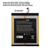 Amazon Fire HD 10 (2017, 7th Gen) / HD10 (2021, 11th Gen) T76N2B T76N2P 58-000187 58-000377 26S1015 