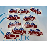Sticker Potong Gila-gila Remaja Pantul Cahaya