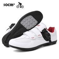 SOCRS Professional Cycling Rubber Shoes Luminous Fluorescent Reflective for Men SPD High Quality RB Carbon Speed Shoes MTB Road Mountain Bicycle Shoes Men Sneakers MTB Shimano Size 36-47 {Free Shipping}