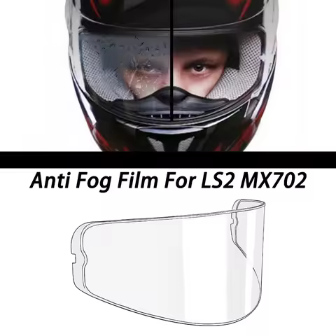 Motorcycle Helmet Visor Anti Fog Film For LS2 MX702 Anti-fog Insert Sticker