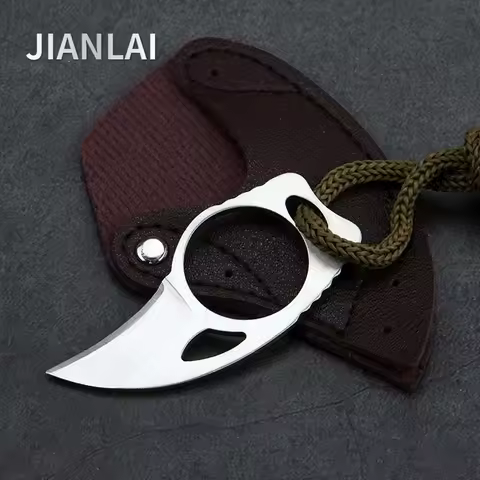Necklace knife portable ring self-defense pendant unboxing knife stainless steel portable outdoor kn