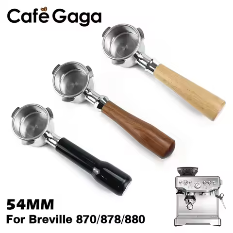 54mm Coffee Bottomless Portafilter Naked for Breville Sage 870 878 880 Barista Express Machine Baris