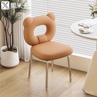 Restaurant Influencer Dining Table Dining Chair Modern Simple Bear Household Light Luxury Chair Make