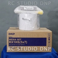 DNP dnp 1roll 5R RX1 RX1s RX1HS Fotolusio Media Set Consumables 400prints 5x7 paper and ribbon ink 5