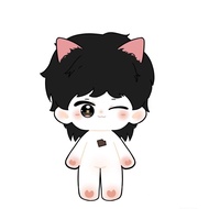 潮玩原创正品TF家族4代陈浚铭属性20CM棉花娃娃超萌可爱毛绒公仔Original authentic TF family 4th generation Chen Junming attributes