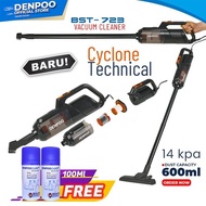 Denpoo bst 723 handheld vacuum cleaner penghisap debu sofa 14kpa