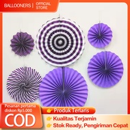 Paper fan set paper fan/ paper flower set 6 in 1 (Combination)