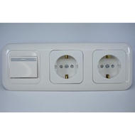 MATA Panasonic Wide Series Switch 1X Wide Eye+2 Original Outlets