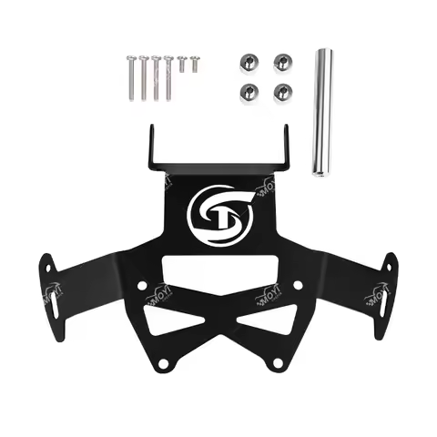 Motorcycle Rear License Plate Mirror Holder Bracket with Light Tail Tidy Fender Eliminator For Honda