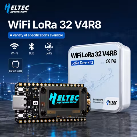 Heltec WiFi LoRa 32 V4 R8 V4.3.1 Meshcore Meshtastic GPS SX1262 0.96inch OLED Solar Powered Mesh Net