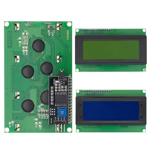 1PCS LCD2004+I2C 2004 20x4 2004A Blue / Yellow Green screen HD44780 for arduino Character LCD/IIC/I2