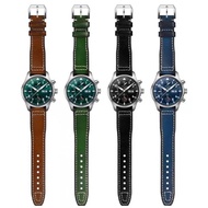 Tali Jam Tangan 22 Mm Replacement Strap Leather Iwc Pilot Mark 9011.22 Terlaris