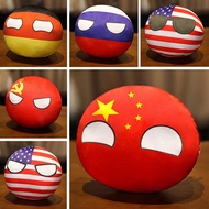 Countryballs Polandball Doll Pendant Plush Toys Jumping Ball Toys