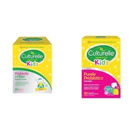 Culturelle Kids Probiotic + Fiber Packets (Ages 3+) - 60 Count - Digestive Health & Immune Support -