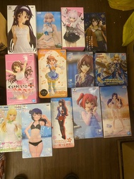 大量囡囡 figure qp qpocket 景品 figure 模型 標準盒 長盒闊盒長闊盒 Exq relaxtime 賽馬娘 Re:從零 開始的異世界生活 雷姆水手服泳 衣 拉姆水手服泳衣刀劍神