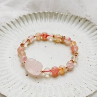 靜心富貴 引光而行 財運與人緣雙開 櫻花雨薔薇輝石 黃阿賽