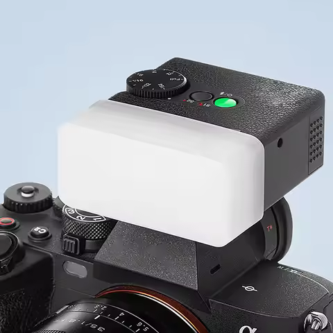 Mini Soft Light Box Diffuser for Godox iT30PRO Flash - Portable Flash Softbox with White/Yellow/Blue