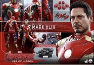 全新啡盒未開 HT Hottoys Hot toys Age of ultron Ironman Iron man 1/4 Mark 43 MK43 MK 43 MK XLIII QS005 QS 0