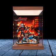 [Transparent Display Box] Suitable for Lego Captain America 76314 Civil Combat Scene Model Storage B