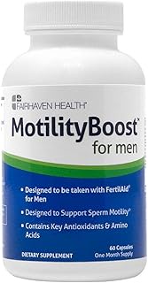 Fairhaven Health MotilityBoost for Men - Prenatal Male Fertility Supplement for Motility Strength - 
