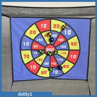 [Dolity1] Kids Trampoline Dart Board Trampoline Toss Game Toys for Indoor Yard Sports