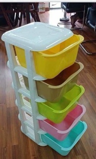 GIÁ HỦY DIỆT] Tủ nhựa đa sắc ngăn kéo 5 tầng có bánh xe hàng
