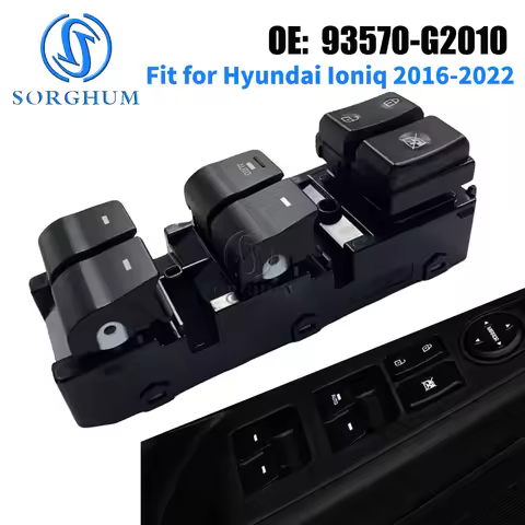 SORGHUM Power Window Main Switch Assembly 93570-G2010 93570-G2010-4X For Hyundai Ioniq 2016 2017 201