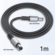 DC5521 Cáp Nối Dài Nguồn Nam Đến Nam Cho Thiết Bị Giao Diện 5.5X2.1MM Tương Thích Với Nhiều Đầu Nối