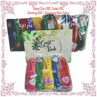 S2C WEDDING SOUVENIR PACKAGE (KUT SODET, SMALL KUT COMB, KUT LADDER) BONUS A PAIR OF GUEST BOOKS