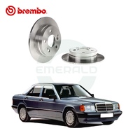 BREMBO Rear Discs (2pcs) - Compatible with Mercedes W201 190E, Mercedes W124