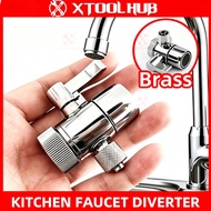 Faucet Valve Faucet Adapter Three-way Ball Valve Switch Universal Faucet Connector Valve