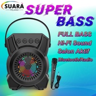 [PRO BASS] Speaker Bluetooth Karaoke Super Bass Robot jbl Original