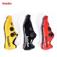 Bolton Bicycle Lock Shoes+outdoor Carbon Fiber Sole Double Rotating Button Road Shoes Professional Road Competitive Cycling Shoes