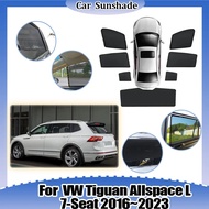 Sun Visor For Volkswagen VW Tiguan Allspace L LWB 7-Seat 2016~2023 Net Mesh Sunshade Privacy Curtain