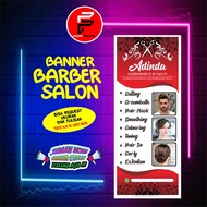Barber Banner Salon/ Size 0.6 x 1.6 meters