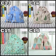 [SG] [FREE🚚] Drawstring Storage Bag Cloth Pouch Shoe Clothes Makeup Travel Christmas Gift Teachers Childrens Mothers Day