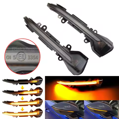 1Pair Dynamic Turn Signal Light Side Mirror Indicator Blinker Lamp For SEAT Leon III 5F Arona KJ7 Ib