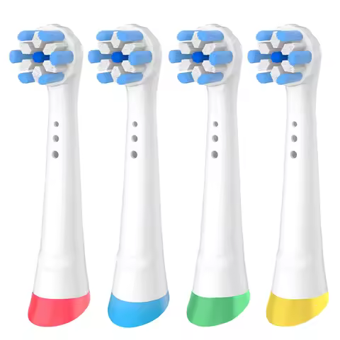 4pcs Compatible with Oral-B iO 3/4/5/6/7/8/9/10 Series Ultimate Clean Electric Toothbrush Replacemen