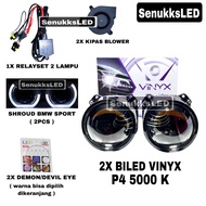 VINYX P4 5000 K PURPLE LENS PROJECTORE BILED PACKAGE 2.5 INCH - PAIR