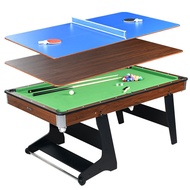 NEW 6FT Pool Table/3-in-1 Folding Billiard Table Indoor Adult Children's Pool Table/table Tennis Tab