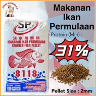 [20KG] Dedak Ikan SP Berkat 8118 (32% Protein) - Makanan Anak Ikan Keli/Talapia/Puyu (2mm Starter Fl