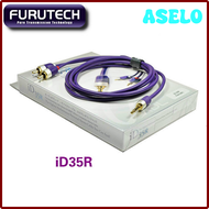 ASELO FURUTECH ADL ID-35R สายเคเบิล RCA 3.5มม. ถึง2RCA แจ็คสายออดิโอปลั๊กตัวผู้กับตัวผู้สำหรับลำโพงข