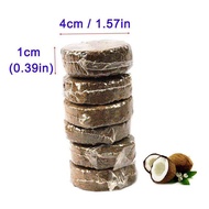 Compressed Coir Pith Pellet Coco Peat Fiber Disc Hydroponic Plant Growth Medium Eco Friendly Alterna