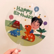 可愛照片透明扇子