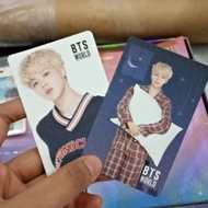 Photocard/pc jimin set bts world (Negotiable!)