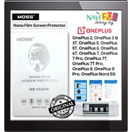 [OnePlus 2 3 3T 5 5T 6 6T 7 7T 8 9 10 11 12 Pro ] MOSS Nano Film Screen Protector custom