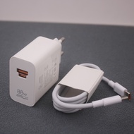 Original Honor 88W EU Super Charger USB A /USB C Dual Port Fast Charging Power Adapter For Honor Mag