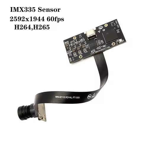 HD 5MP 2592x1944 USB3.0 60FPS camera module IMX335 Sensor MJPEG YUV2 ,NV12,H264 ,H265, FOV 88° For s
