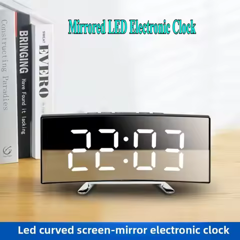 Digital Alarm Clock Led Electronic Electronics Smart Life Desk Decorations Table Bedside Child Bedro