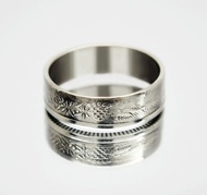 克羅地亞硬幣戒指 1 kuna 1993-2019 克羅地亞硬幣戒指男士硬幣戒指